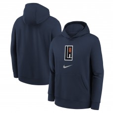 Толстовка LA Clippers Nike Youth 2023/24 City Edition Essential - Navy