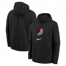 Толстовка Portland Trail Blazers Nike Youth 2023/24 City Edition Essential - Black