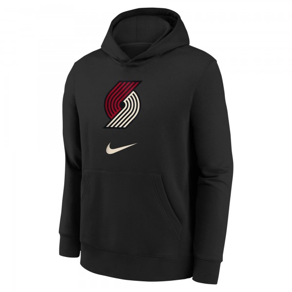 Толстовка Portland Trail Blazers Nike Youth 2023/24 City Edition Essential - Black