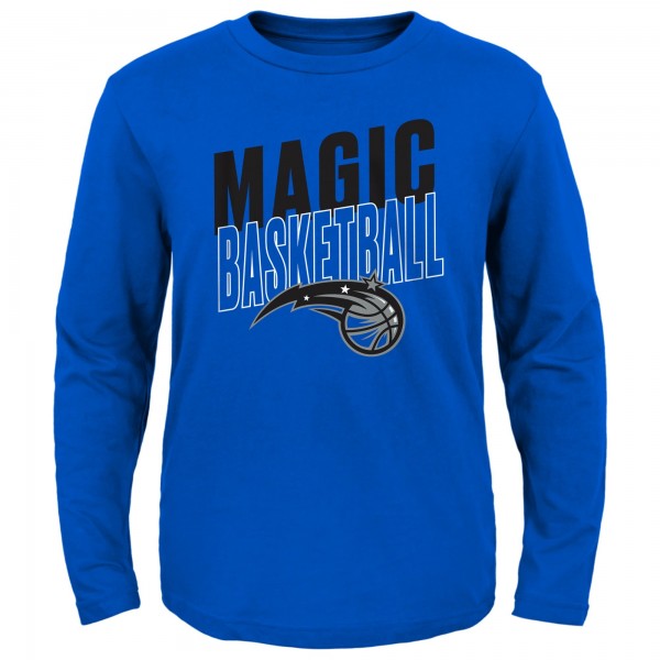 Футболка с длинным рукавом Orlando Magic Youth Showtime - Blue