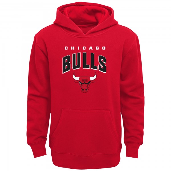 Подростковая Chicago Bulls Red Stadium Classic Pullover Hoodie
