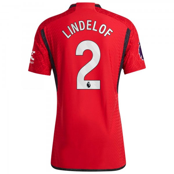 Игровая форма  Victor Lindelof Manchester United adidas 2023/24 Home Authentic Player - Red