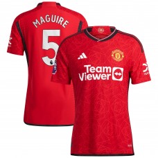 Игровая форма  Harry Maguire Manchester United adidas 2023/24 Home Authentic Player - Red
