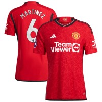 Игровая форма  Lisandro Martínez Manchester United adidas 2023/24 Home Authentic Player - Red