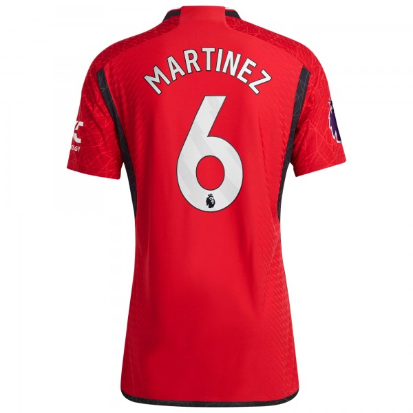 Игровая форма  Lisandro Martínez Manchester United adidas 2023/24 Home Authentic Player - Red