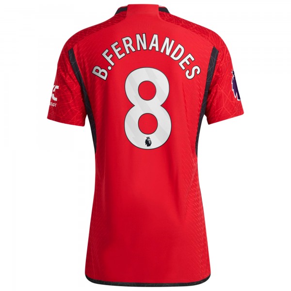 Игровая форма  Bruno Fernandes Manchester United adidas 2023/24 Home Authentic Player - Red