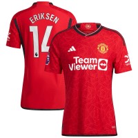 Игровая форма  Christian Eriksen Manchester United adidas 2023/24 Home Authentic Player - Red