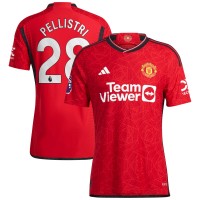 Игровая форма  Facundo Pellistri Manchester United adidas 2023/24 Home Authentic Player - Red