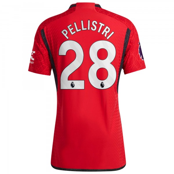 Игровая форма  Facundo Pellistri Manchester United adidas 2023/24 Home Authentic Player - Red