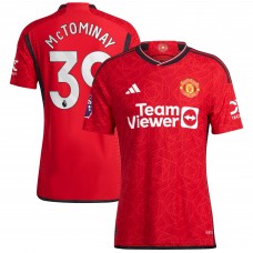 Игровая форма  Scott McTominay Manchester United adidas 2023/24 Home Authentic Player - Red