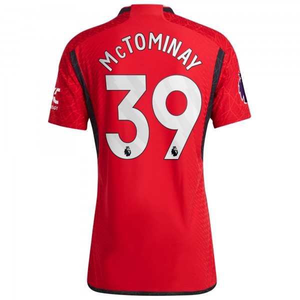 Игровая форма  Scott McTominay Manchester United adidas 2023/24 Home Authentic Player - Red