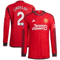 Игровая форма  Victor Lindelof Manchester United adidas 2023/24 Home Authentic Player - Red