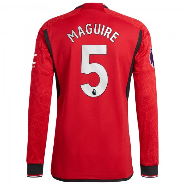 Игровая форма  Harry Maguire Manchester United adidas 2023/24 Home Authentic Player - Red