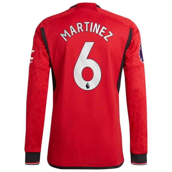 Игровая форма  Lisandro Martínez Manchester United adidas 2023/24 Home Authentic Player - Red