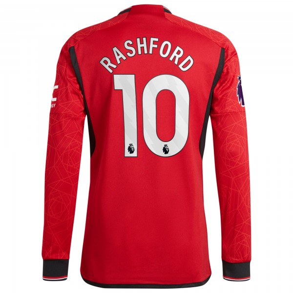 Игровая форма  Marcus Rashford Manchester United adidas 2023/24 Home Authentic Player - Red
