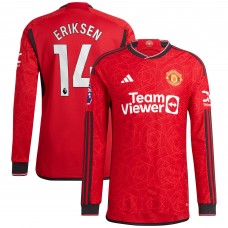 Игровая форма  Christian Eriksen Manchester United adidas 2023/24 Home Authentic Player - Red