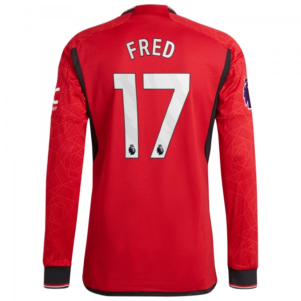 Игровая форма  Fred Manchester United adidas 2023/24 Home Authentic Player - Red