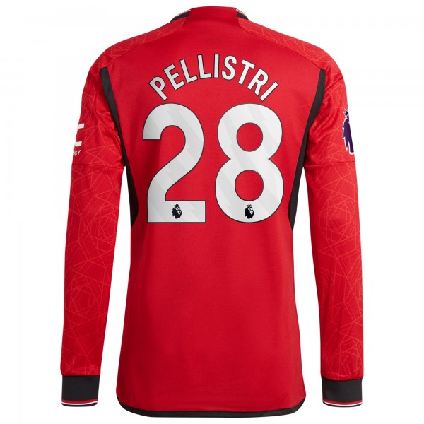 Игровая форма  Facundo Pellistri Manchester United adidas 2023/24 Home Authentic Player - Red