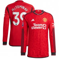Игровая форма  Scott McTominay Manchester United adidas 2023/24 Home Authentic Player - Red