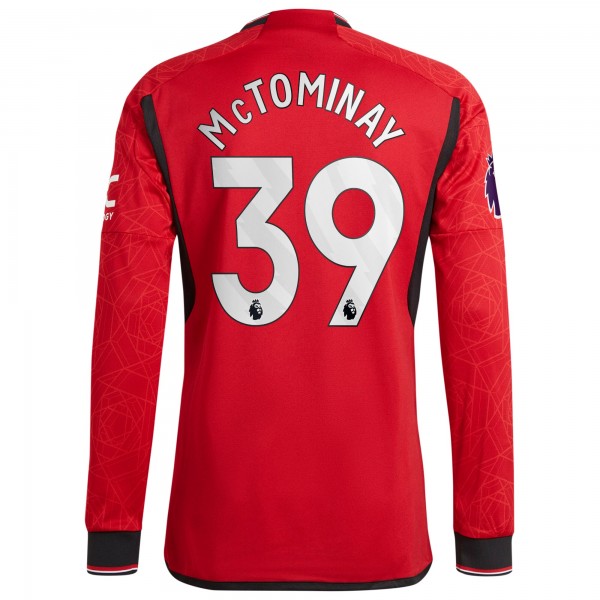 Игровая форма  Scott McTominay Manchester United adidas 2023/24 Home Authentic Player - Red