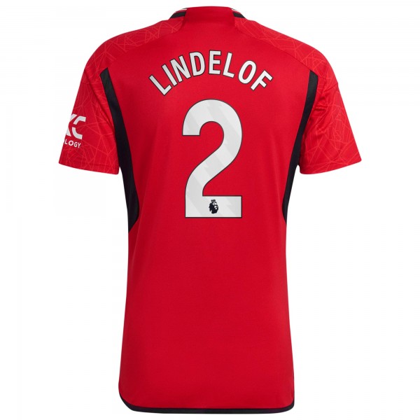 Игровая форма  Victor Lindelof Manchester United adidas 2023/24 Home Replica Player - Red