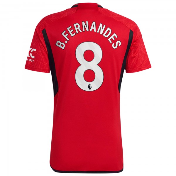 Игровая форма  Bruno Fernandes Manchester United adidas 2023/24 Home Replica Player - Red