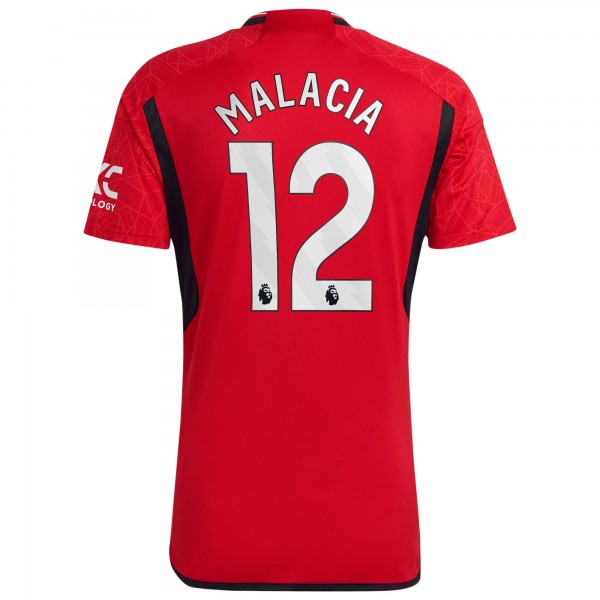 Игровая форма  Tyrell Malacia Manchester United adidas 2023/24 Home Replica Player - Red