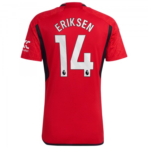 Игровая форма  Christian Eriksen Manchester United adidas 2023/24 Home Replica Player - Red