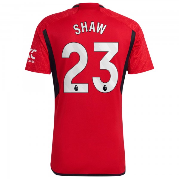 Игровая форма  Luke Shaw Manchester United adidas 2023/24 Home Replica Player - Red