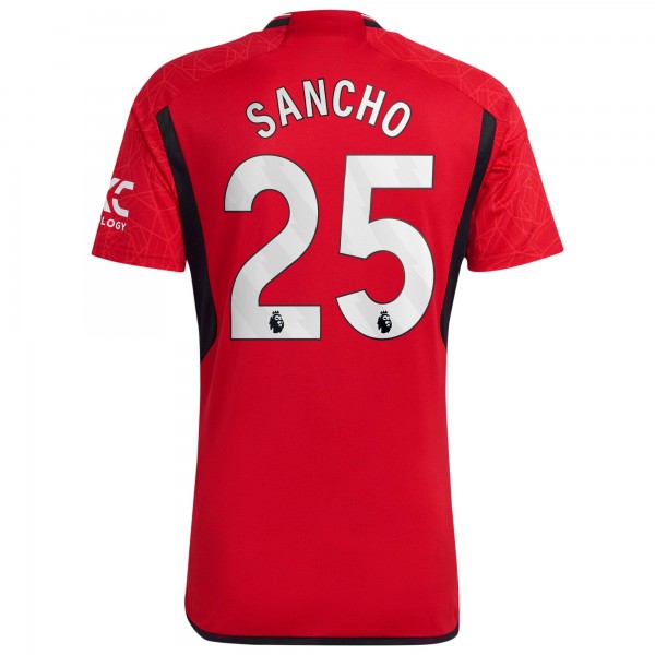 Игровая форма  Jadon Sancho Manchester United adidas 2023/24 Home Replica Player - Red