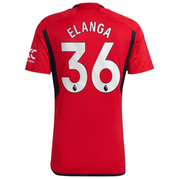 Игровая форма  Anthony Elanga Manchester United adidas 2023/24 Home Replica Player - Red