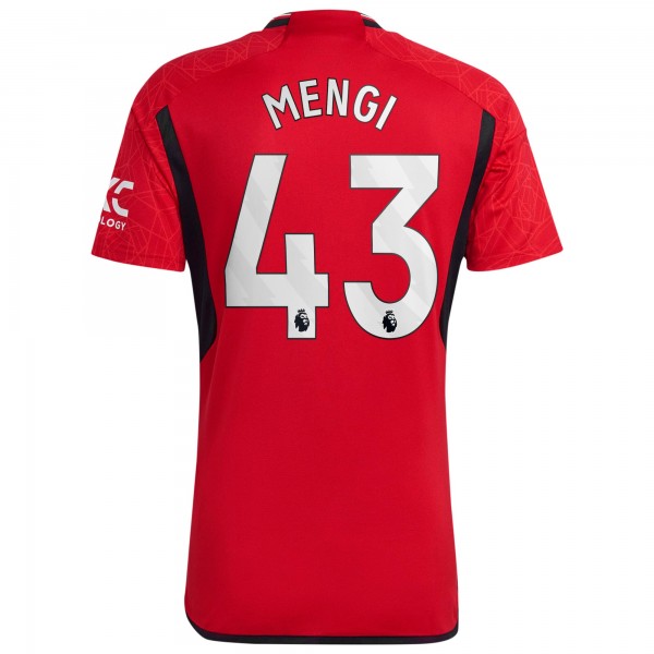 Игровая форма  Teden Mengi Manchester United adidas 2023/24 Home Replica Player - Red