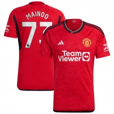Игровая форма  Kobbie Mainoo Manchester United adidas 2023/24 Home Replica Player - Red