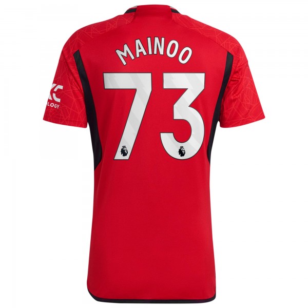 Игровая форма  Kobbie Mainoo Manchester United adidas 2023/24 Home Replica Player - Red