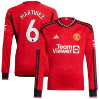 Игровая форма  Lisandro Martínez Manchester United adidas 2023/24 Home Replica Player - Red