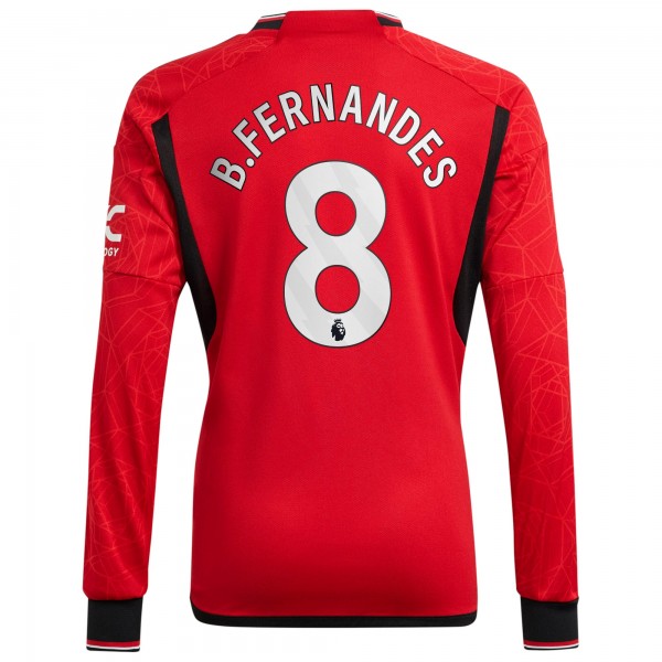 Игровая форма  Bruno Fernandes Manchester United adidas 2023/24 Home Replica Player - Red