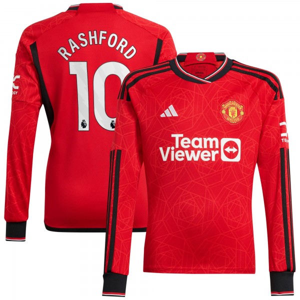Игровая форма  Marcus Rashford Manchester United adidas 2023/24 Home Replica Player - Red
