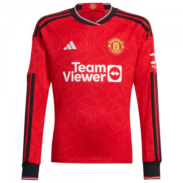 Игровая форма  Marcus Rashford Manchester United adidas 2023/24 Home Replica Player - Red