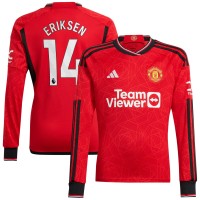 Игровая форма  Christian Eriksen Manchester United adidas 2023/24 Home Replica Player - Red