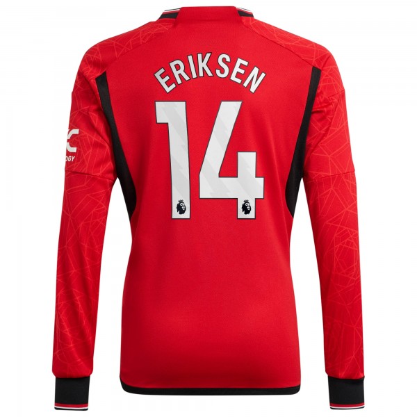 Игровая форма  Christian Eriksen Manchester United adidas 2023/24 Home Replica Player - Red