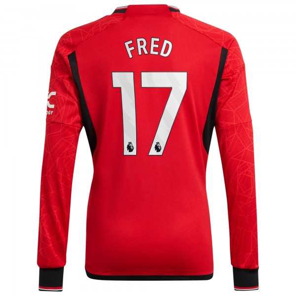 Игровая форма  Fred Manchester United adidas 2023/24 Home Replica Player - Red