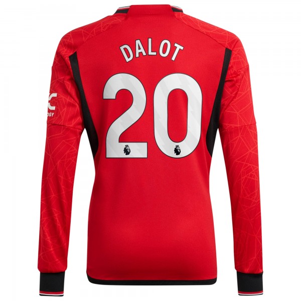 Игровая форма  Diogo Dalot Manchester United adidas 2023/24 Home Replica Player - Red