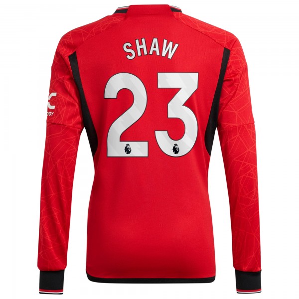 Игровая форма  Luke Shaw Manchester United adidas 2023/24 Home Replica Player - Red