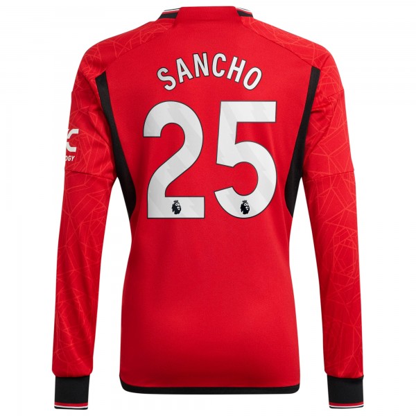 Игровая форма  Jadon Sancho Manchester United adidas 2023/24 Home Replica Player - Red