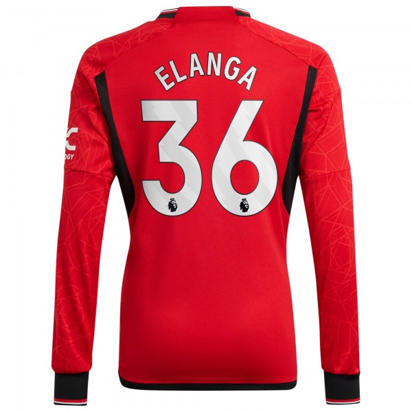 Игровая форма  Anthony Elanga Manchester United adidas 2023/24 Home Replica Player - Red