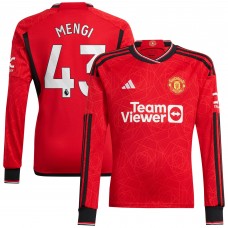 Игровая форма  Teden Mengi Manchester United adidas 2023/24 Home Replica Player - Red