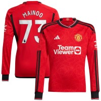Игровая форма  Kobbie Mainoo Manchester United adidas 2023/24 Home Replica Player - Red