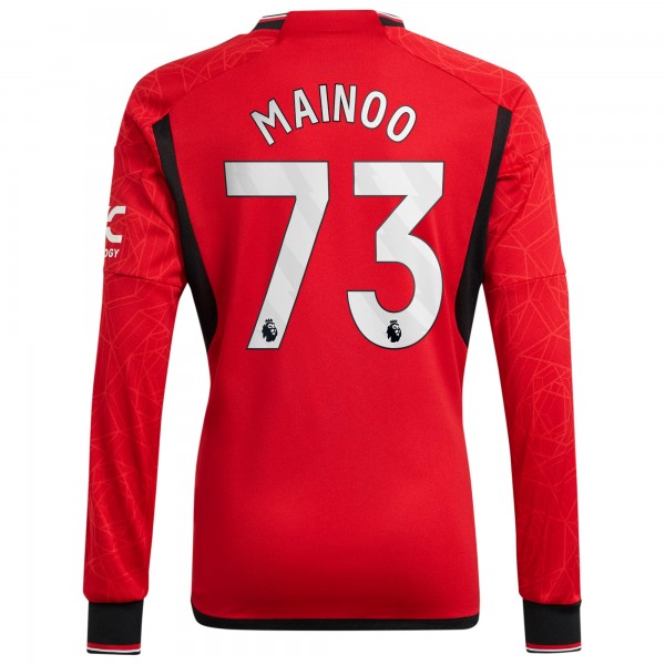 Игровая форма  Kobbie Mainoo Manchester United adidas 2023/24 Home Replica Player - Red