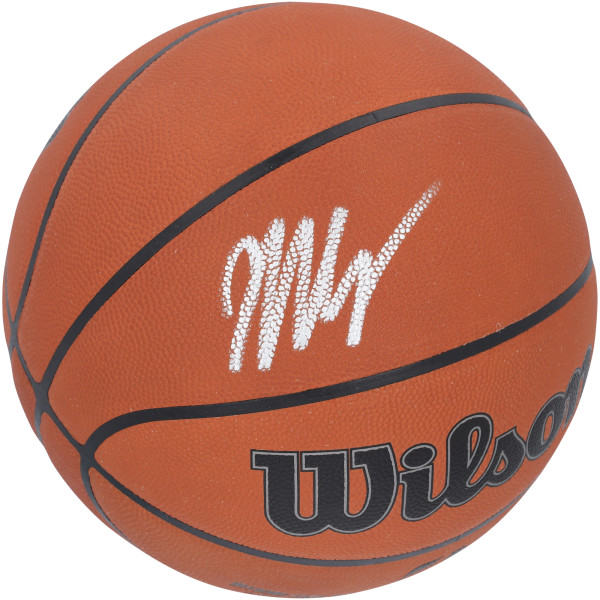 Мяч с автографом Victor Wembanyama San Antonio Spurs Fanatics Authentic Wilson Official Game