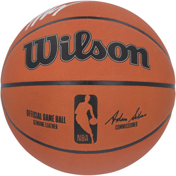 Мяч с автографом Victor Wembanyama San Antonio Spurs Fanatics Authentic Wilson Official Game